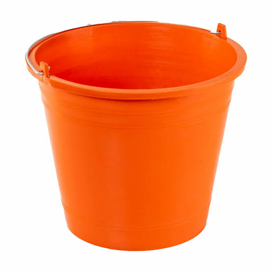 Cubo plástico naranja Chempro